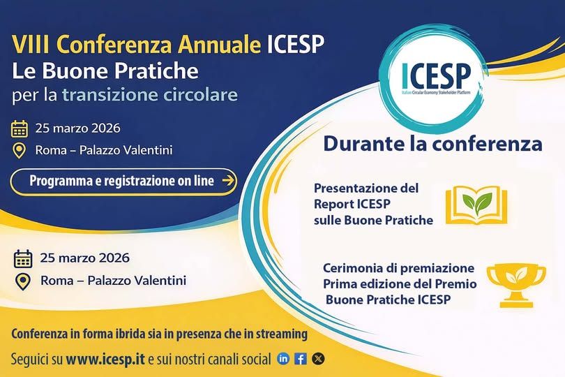 Conferenza annuale ICESP - Le Buone Pratiche ICESP per la transizione circolare