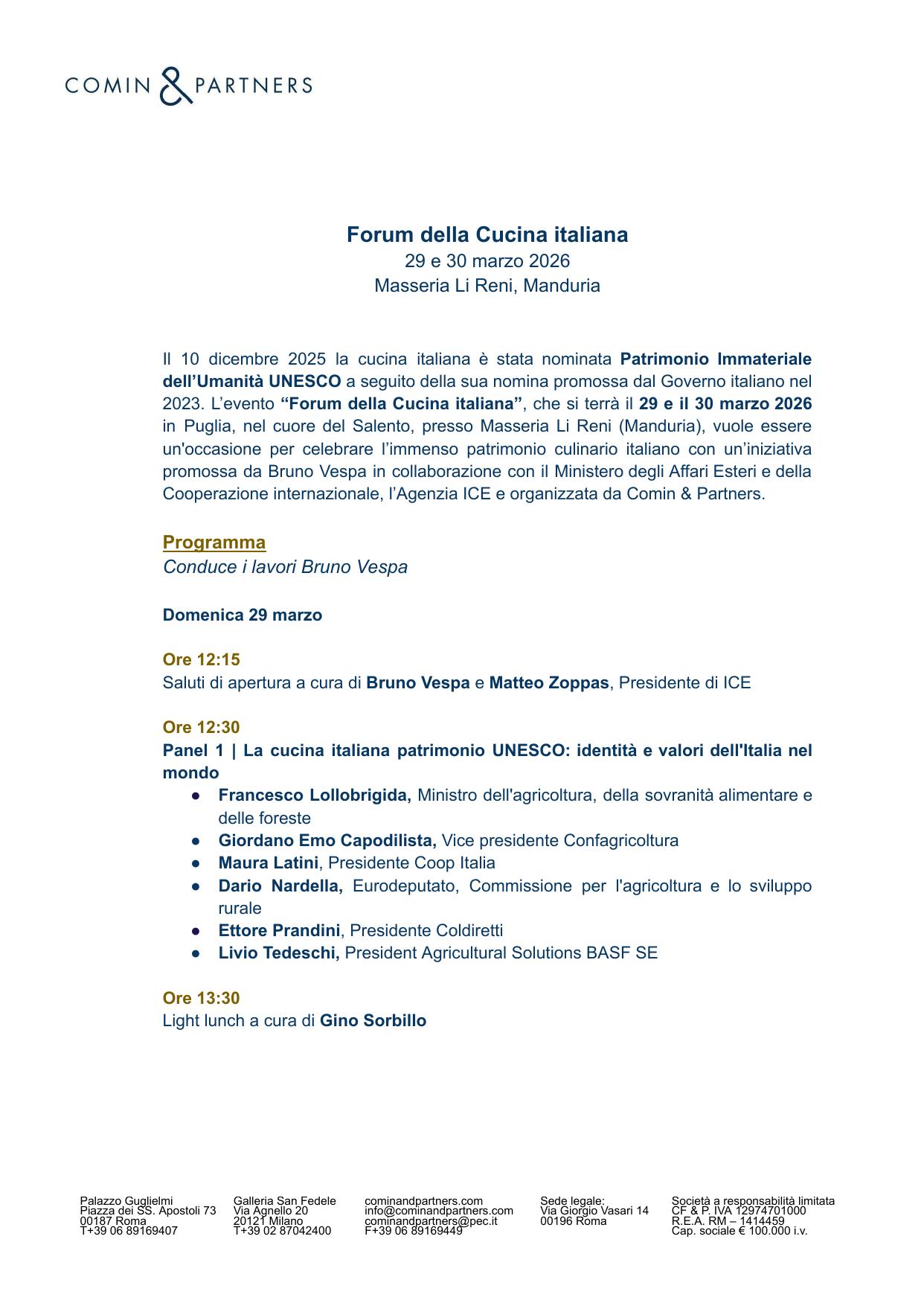 Forum della cucina italiana