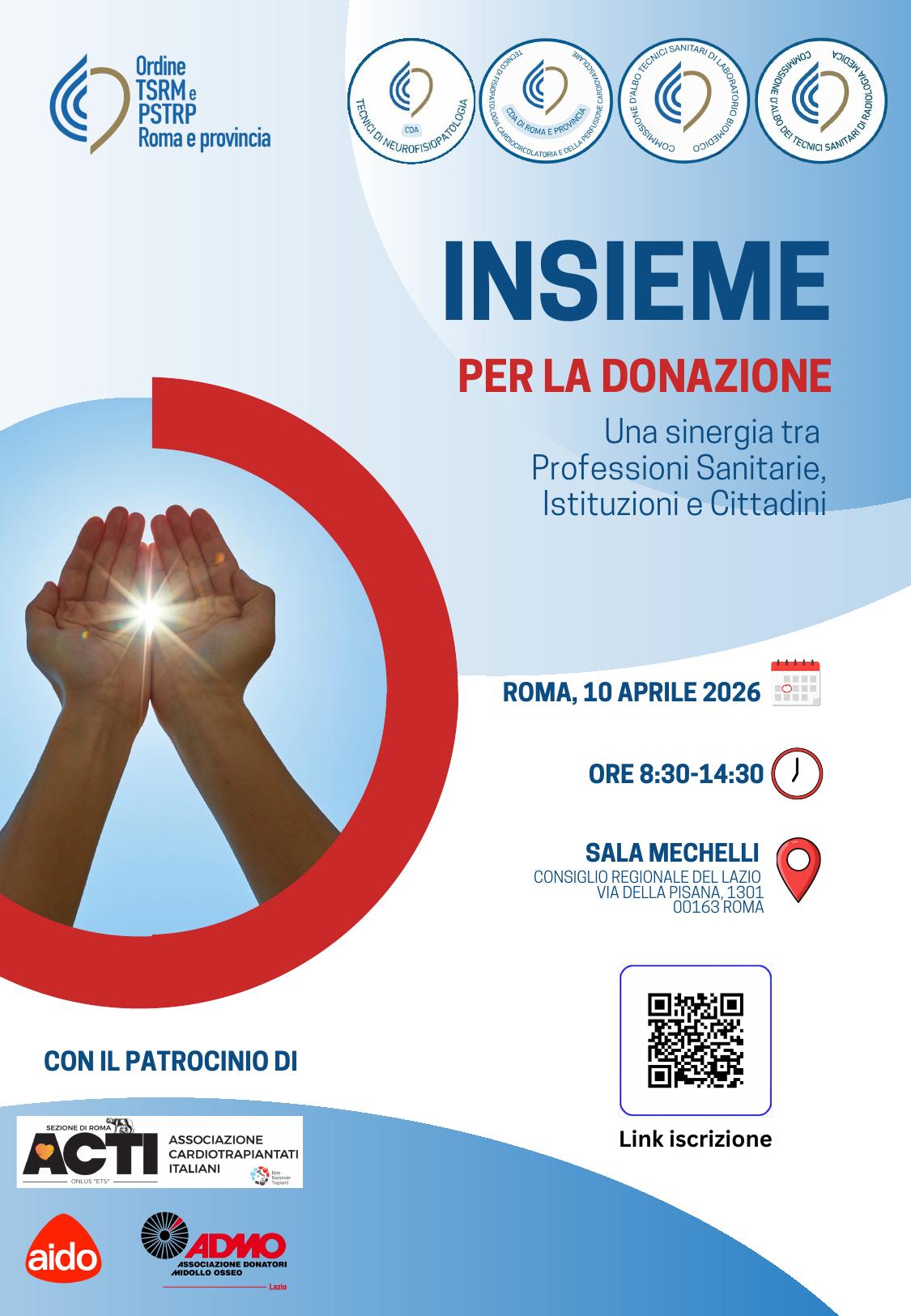 Insieme per la donazione: una sinergia tra professioni sanitarie, istituzioni e cittadini