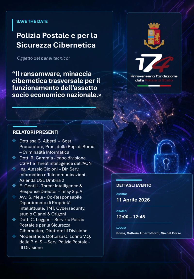 Polizia postale e per la sicurezza cibernetica