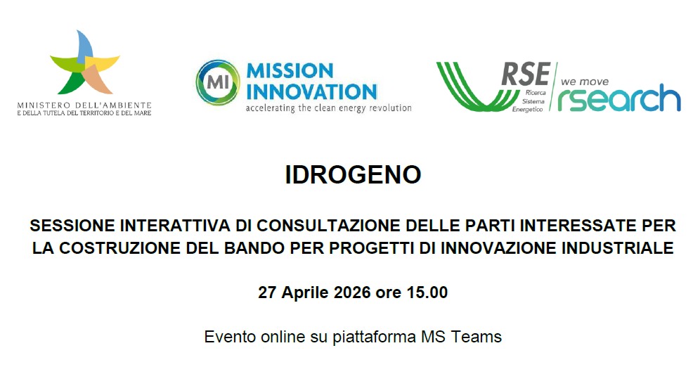 Idrogeno: sessione interattiva di consultazione