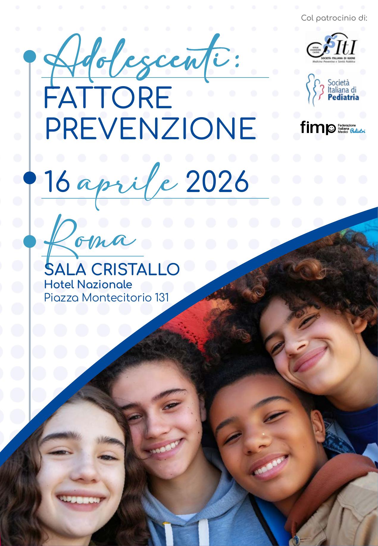 Adolescenti: fattore prevenzione