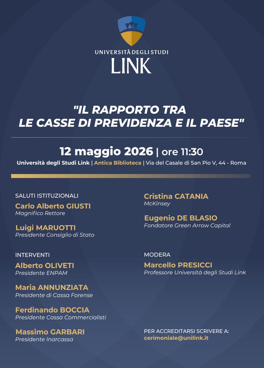 Il rapporto tra le casse di previdenza e il Paese