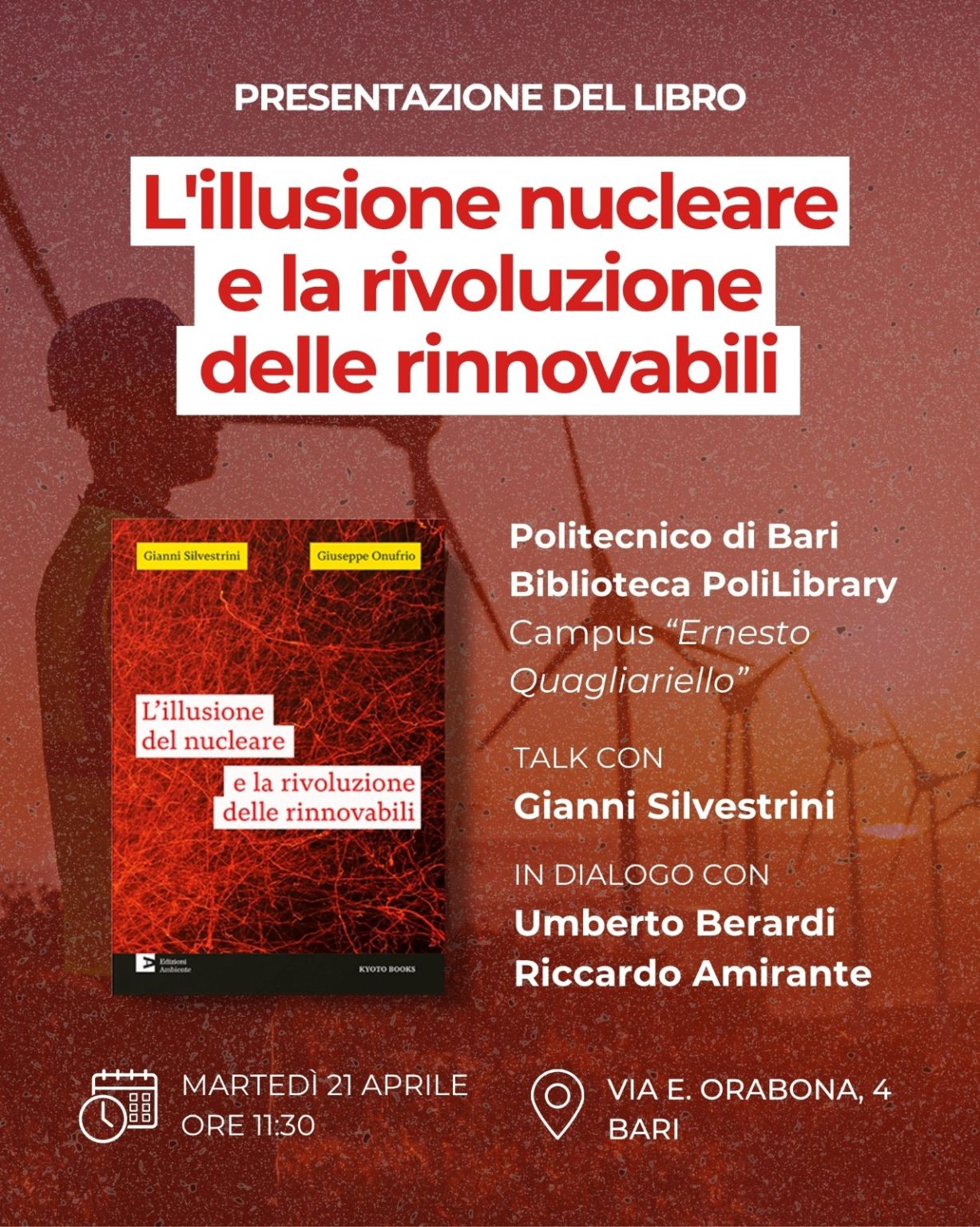Presentazione del libro: "L'illusione nucleare e la rivoluzione delle rinnovabili"