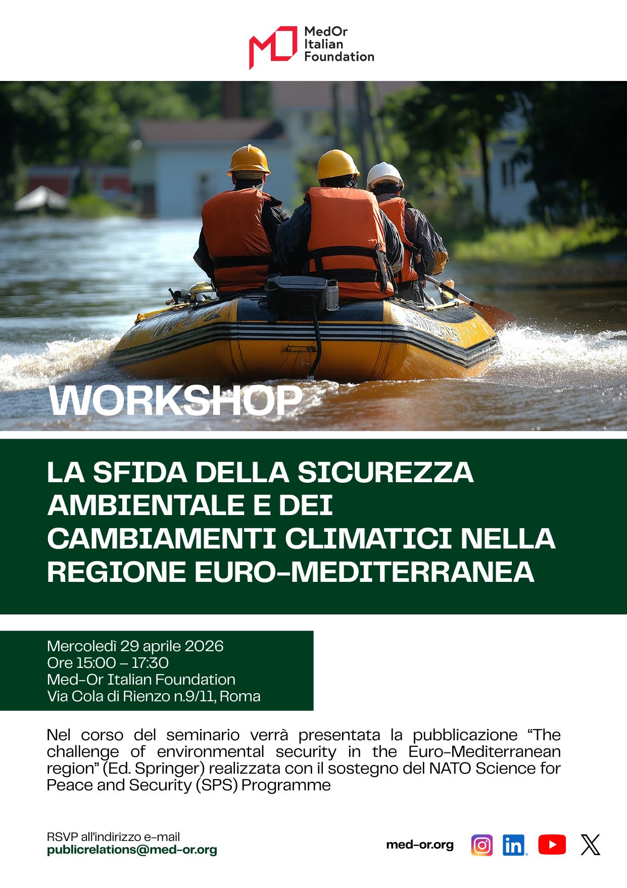 La sfida della sicurezza ambientale e dei cambiamenti climatici nella regione euro-mediterranea