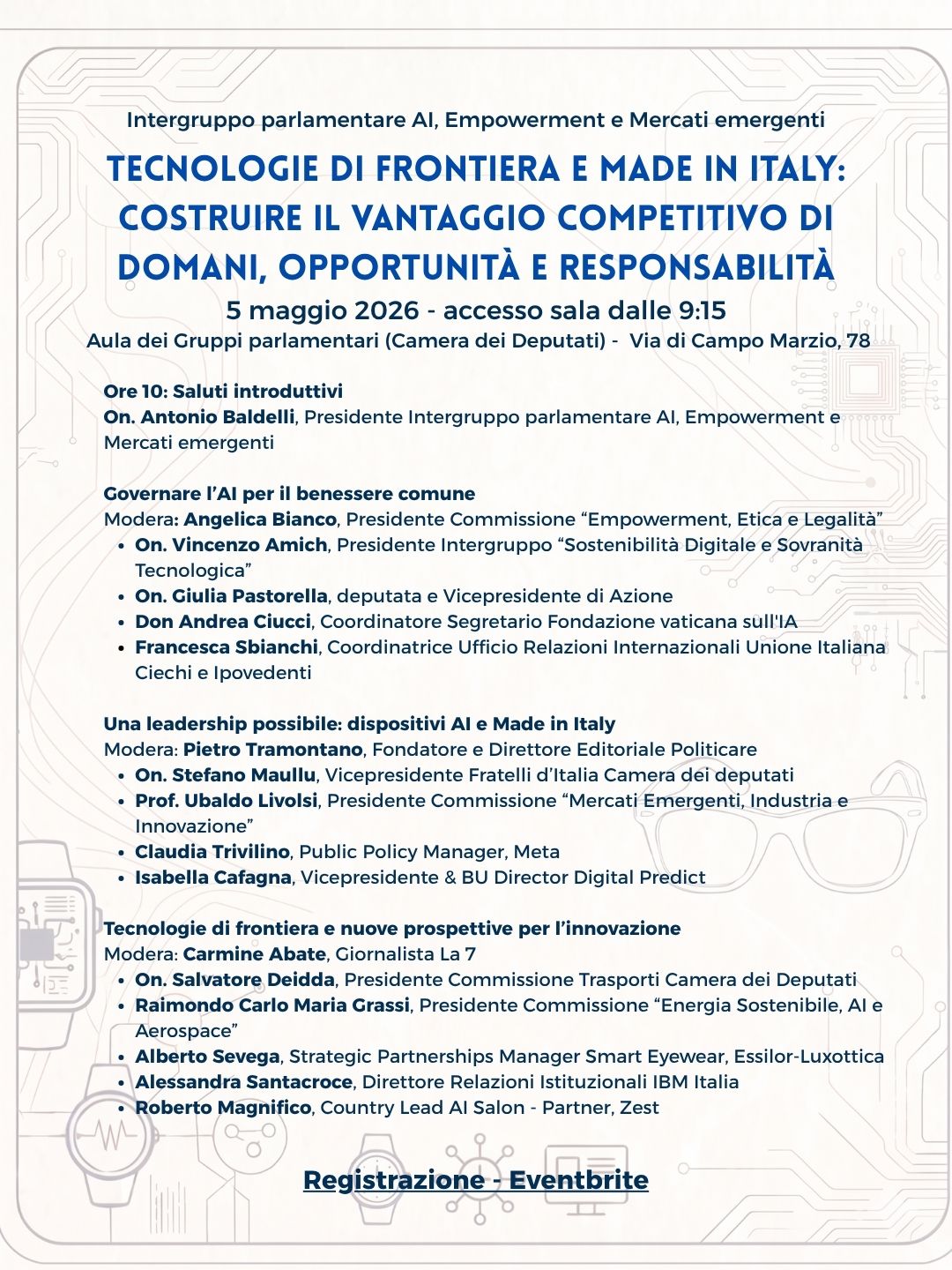 Tecnologie di frontiera e made in Italy: costruire il vantaggio competitivo di domani, opportunità e responsabilità