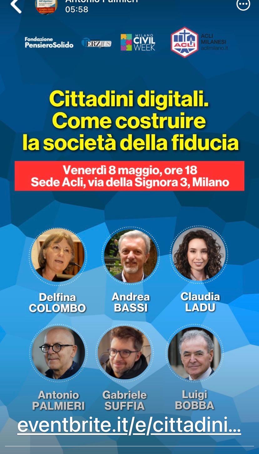 Cittadini digitali. Come costruire la società della fiducia