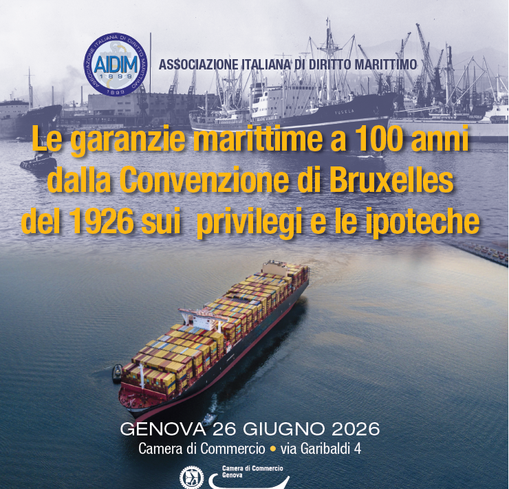 Convegno sui privilegi marittimi e le ipoteche