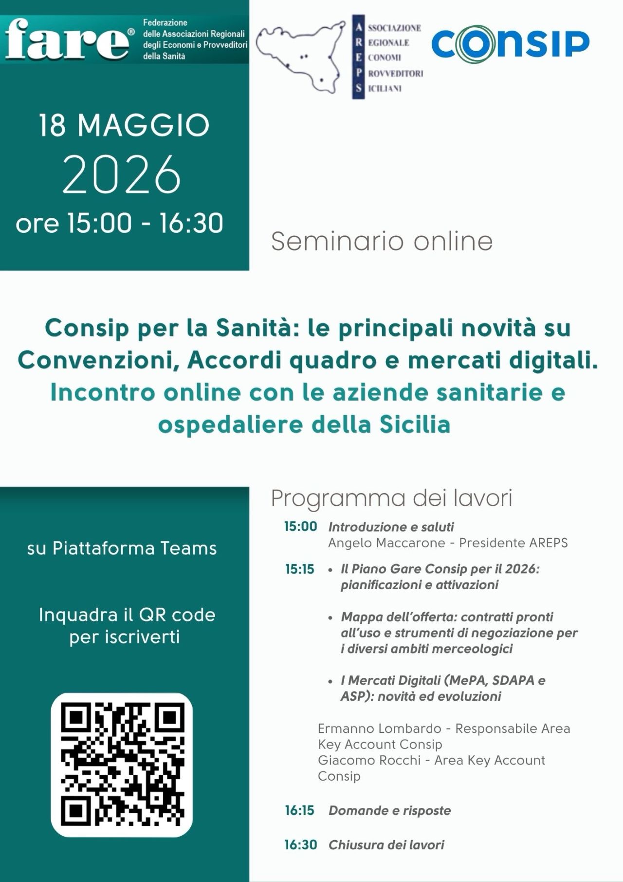 Consip per la sanità: le principali novità su convenzioni, accordi quadro e mercati digitali