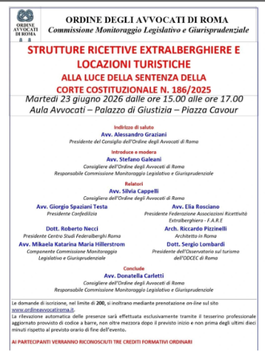 Strutture ricettive extralberghiere e locazioni turistiche