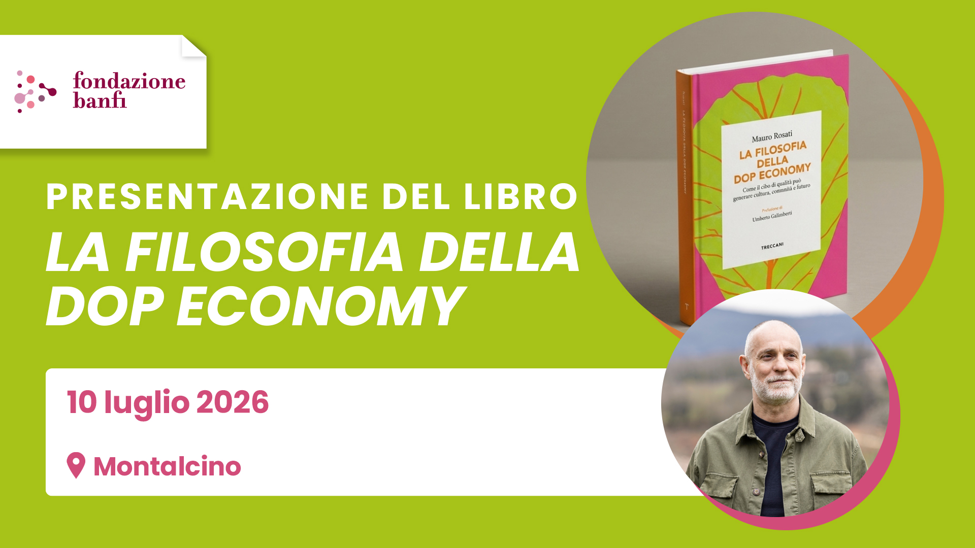 Presentazione del libro: "La filosofia della dop economy"