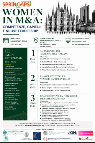 Women in m&a: competenze, capitali e nuove leadership