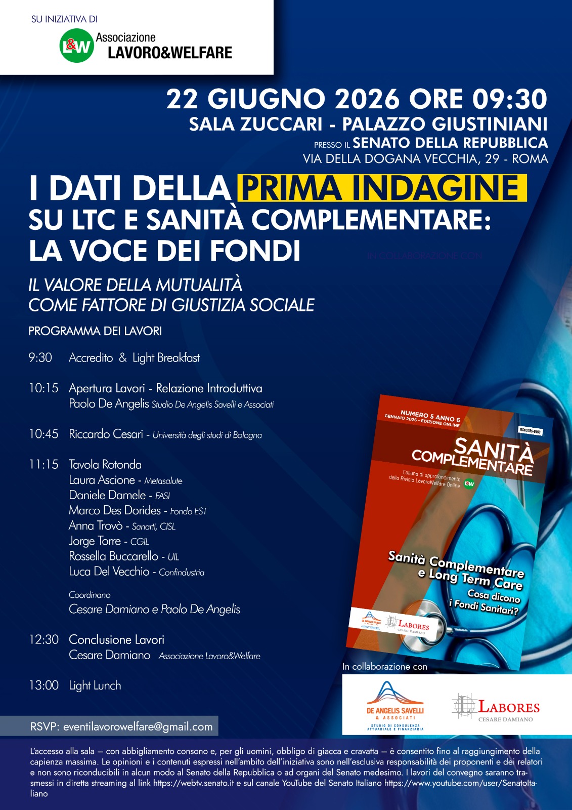 I dati della prima indagine su LTC e sanità complementare: la voce dei fondi
