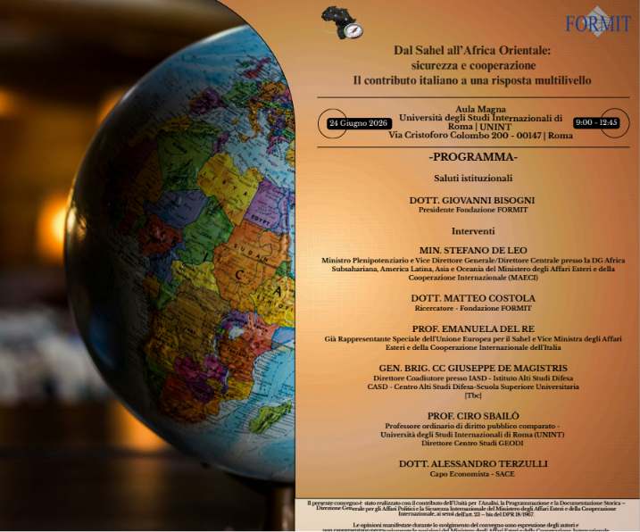 Dal Sahel all'Africa orientale: sicurezza e cooperazione