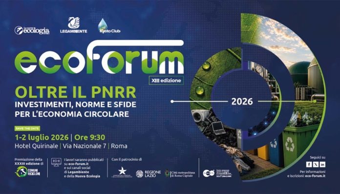 Ecoforum: oltre il PNRR. Investimenti, norme e sfide per l’economia circolare