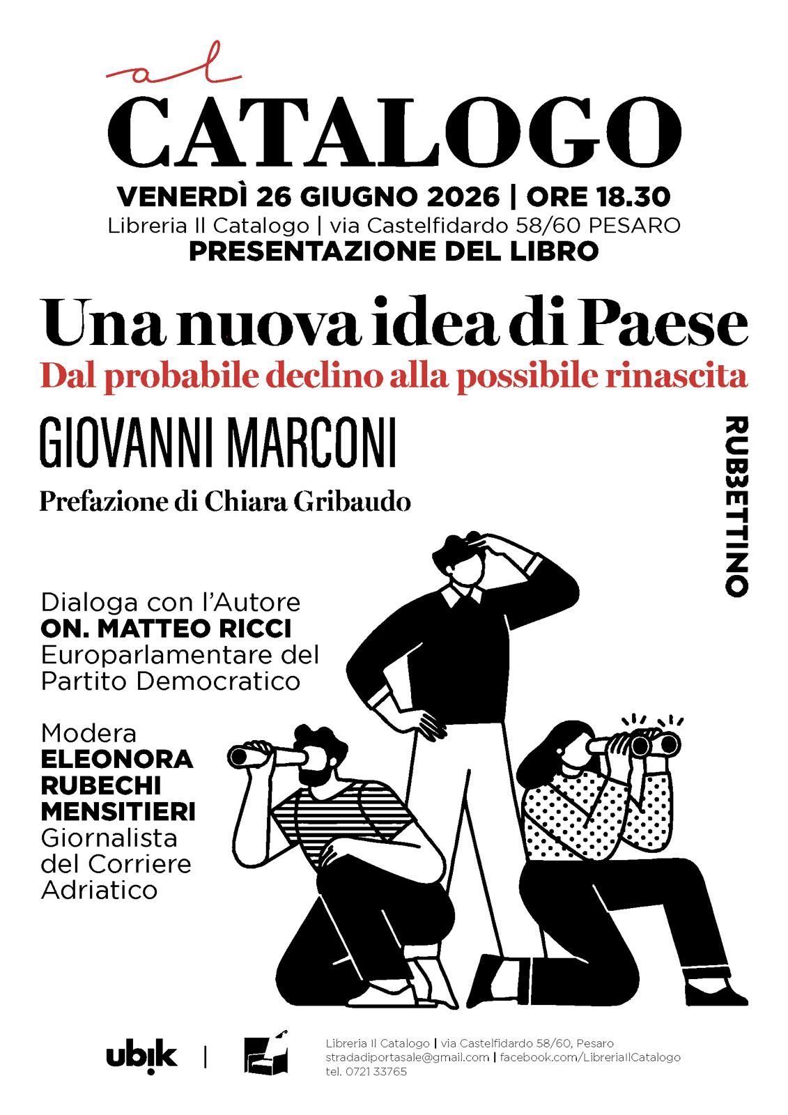 Presentazione del libro: "Una nuova idea di Paese"