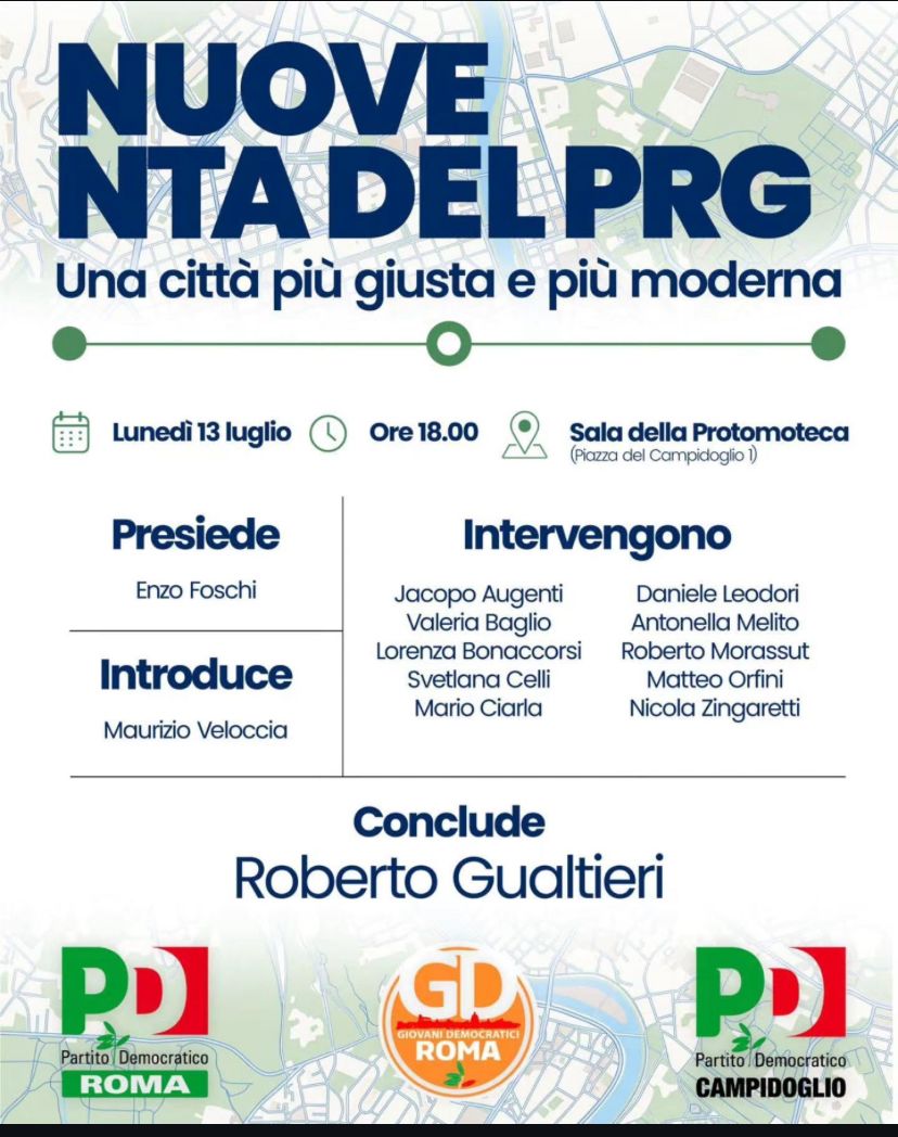 Nuove NTA del PRG - Una città più giusta e più moderna
