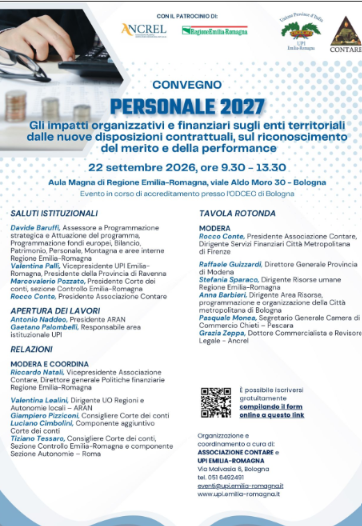 Convegno personale 2027