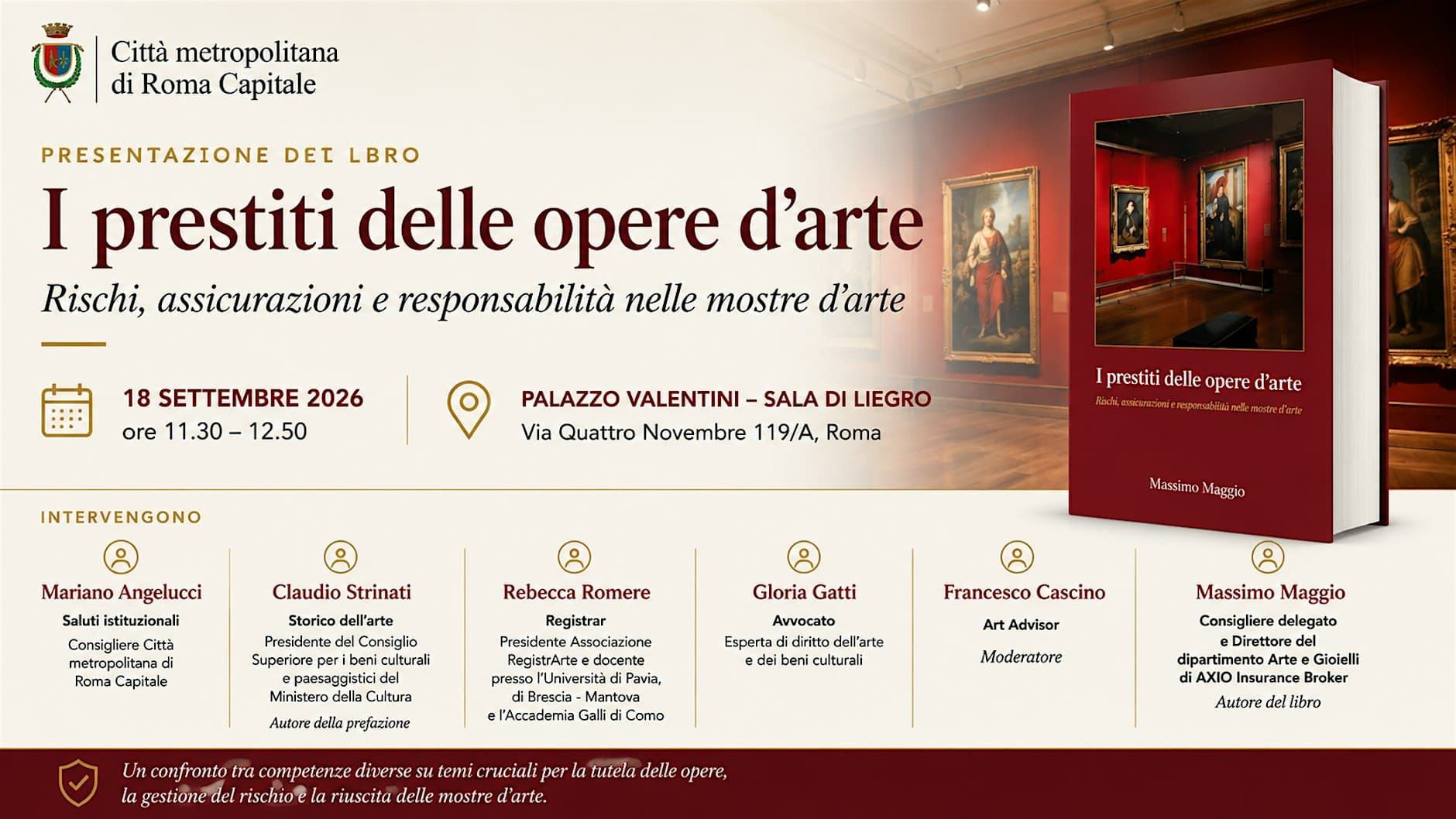 Presentazione del libro: “I prestiti delle opere d’arte”