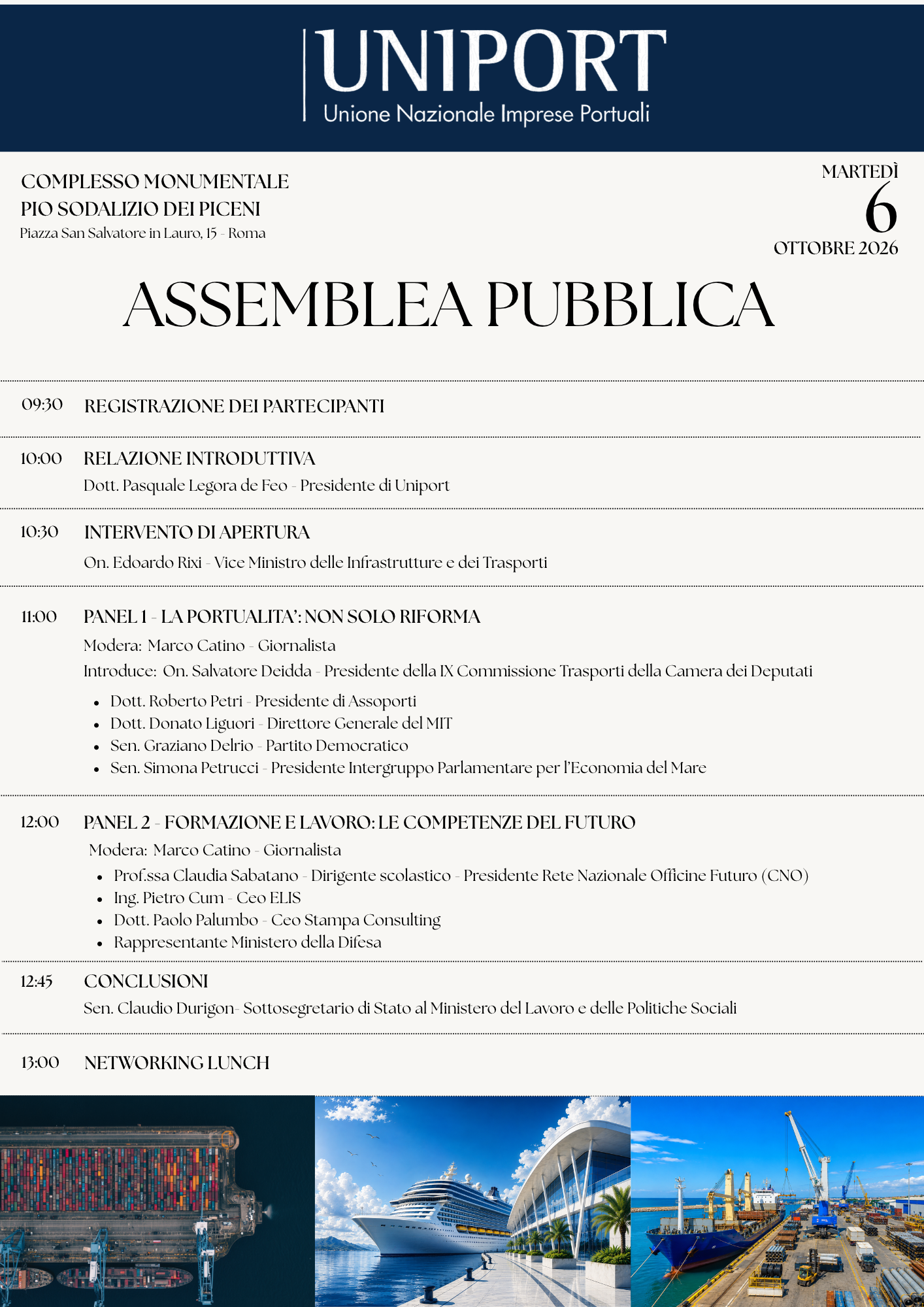 Assemblea pubblica Uniport