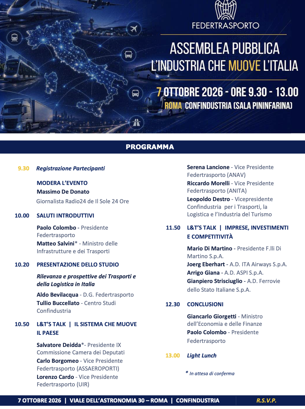 Assemblea pubblica: l'industria che muove l'italia