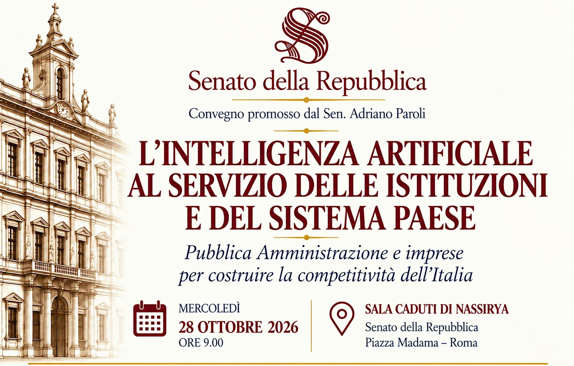 L'intelligenza artificiale al servizio delle istituzioni e del sistema Paese