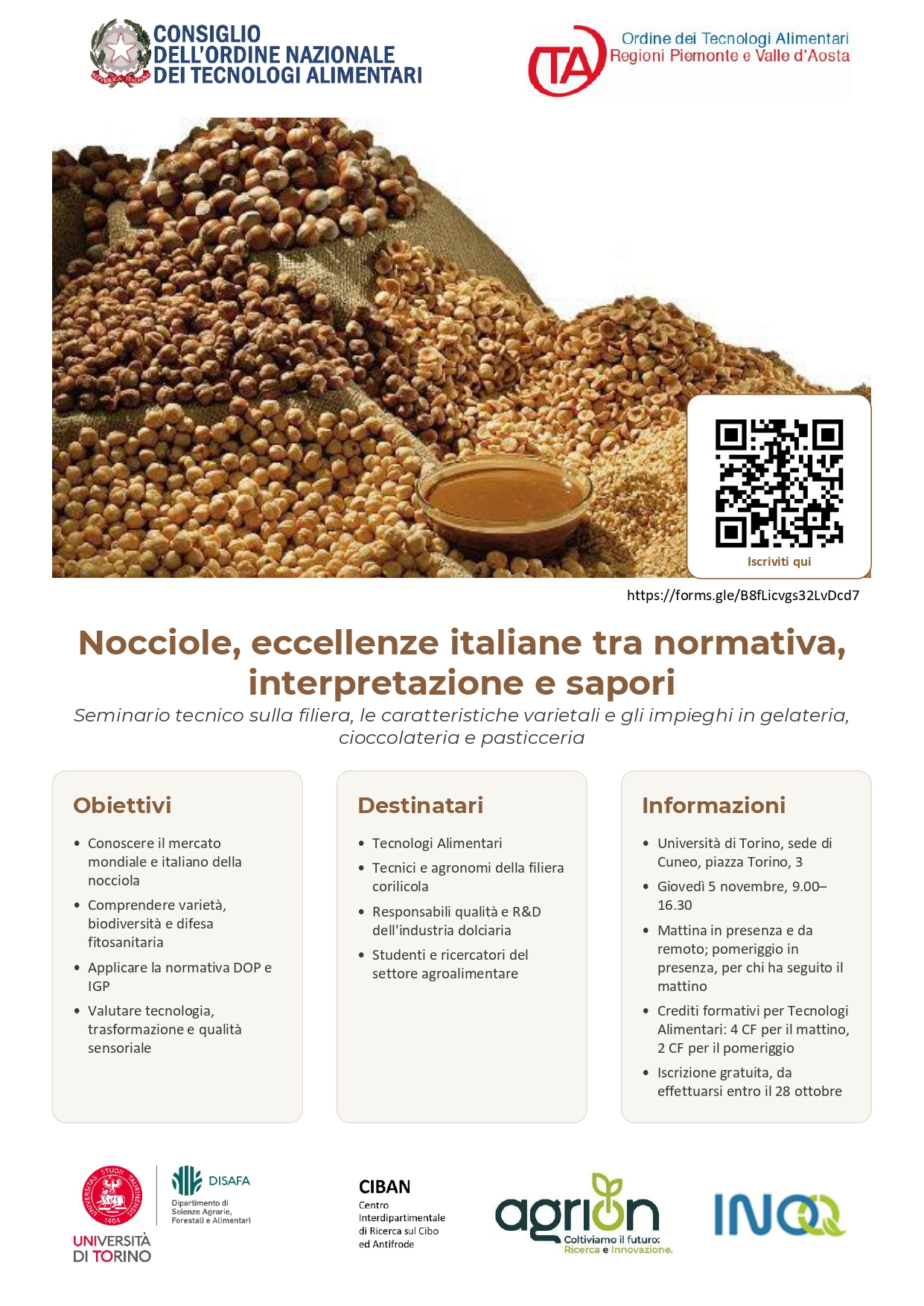 Nocciole, eccellenze italiane tra normativa, interpretazione e sapori