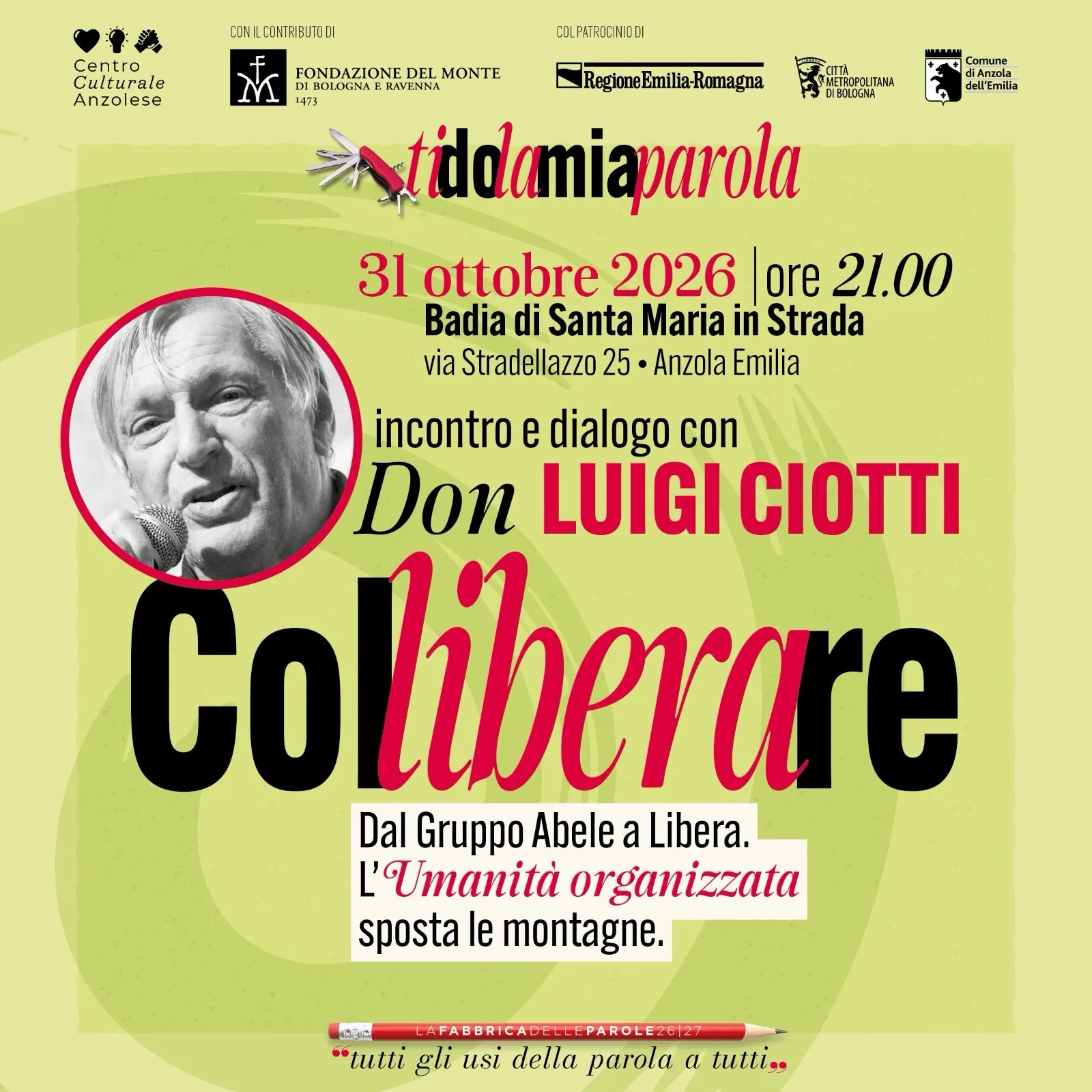 Colliberare - Incontro e dialogo con don Luigi Ciotti