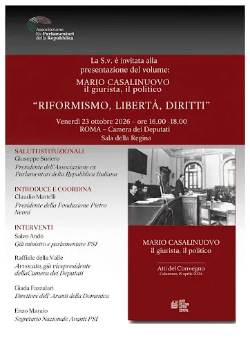 Presentazione del volume: "Riformismo, Libertà, Diritti"