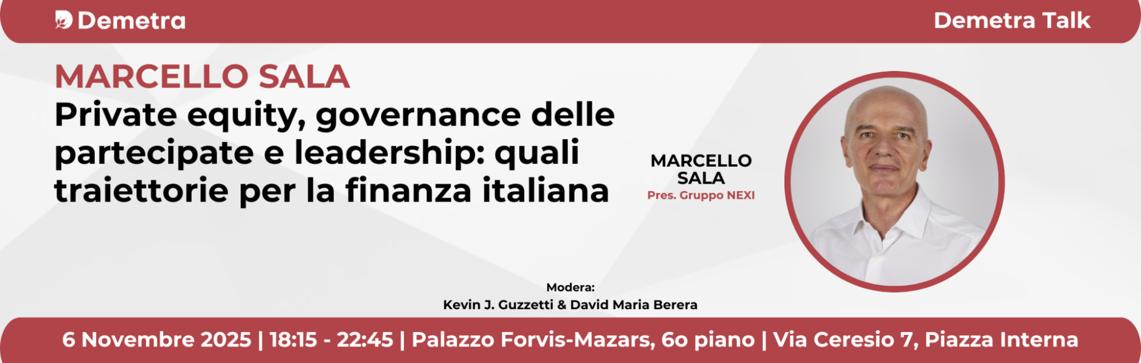 DEMETRA TALK - MARCELLO SALA: Pagamenti digitali, capitale sociale e futuro dell’Italia