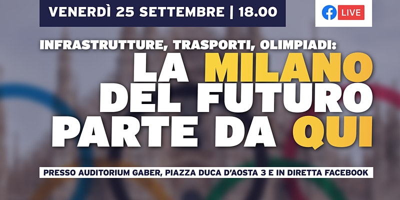Infrastrutture, trasporti, olimpiadi: la Milano del futuro parte da qui