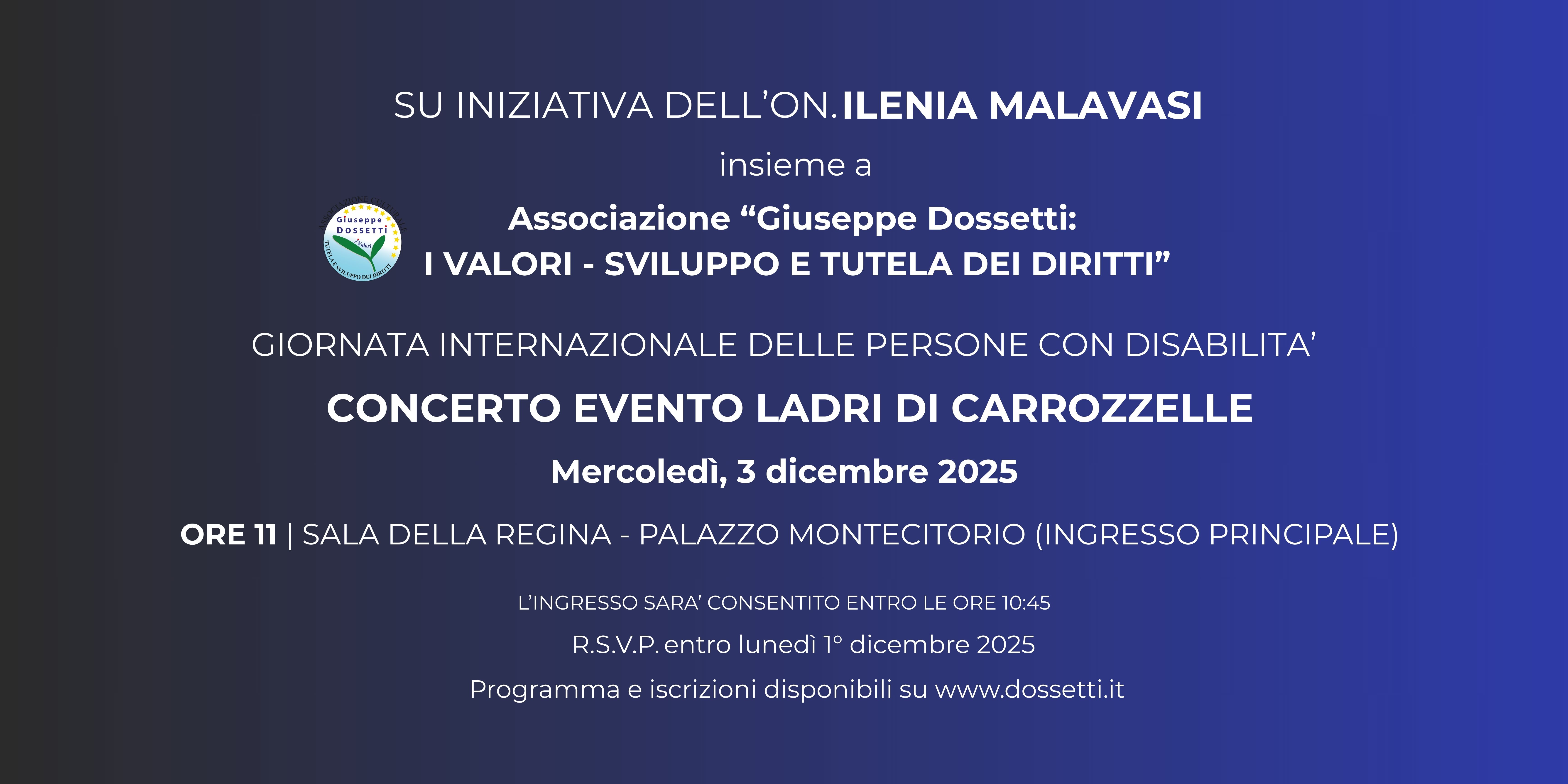 Giornata internazionale Persone con Disabilità