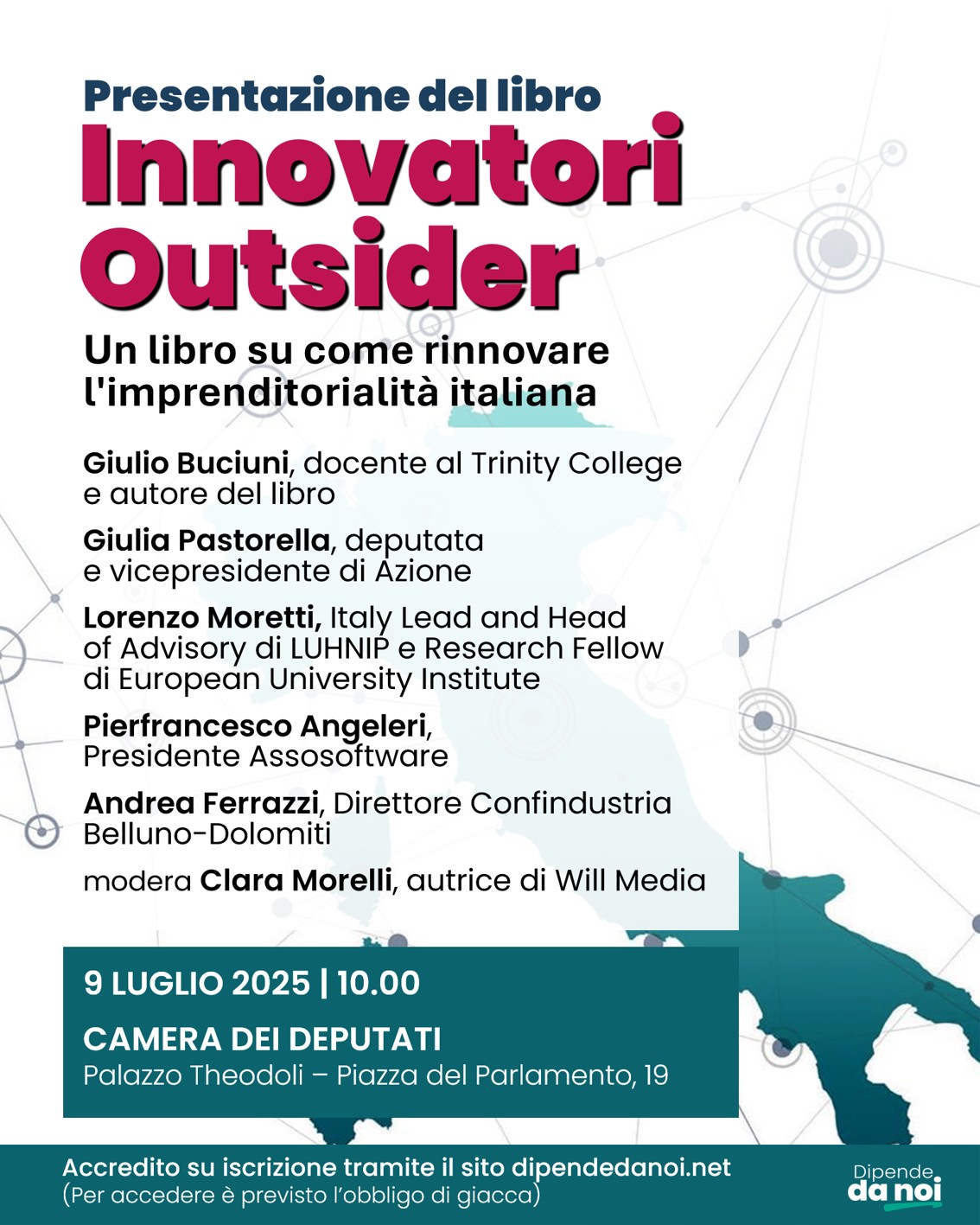 Presentazione del libro: "Innovatori Outsider"