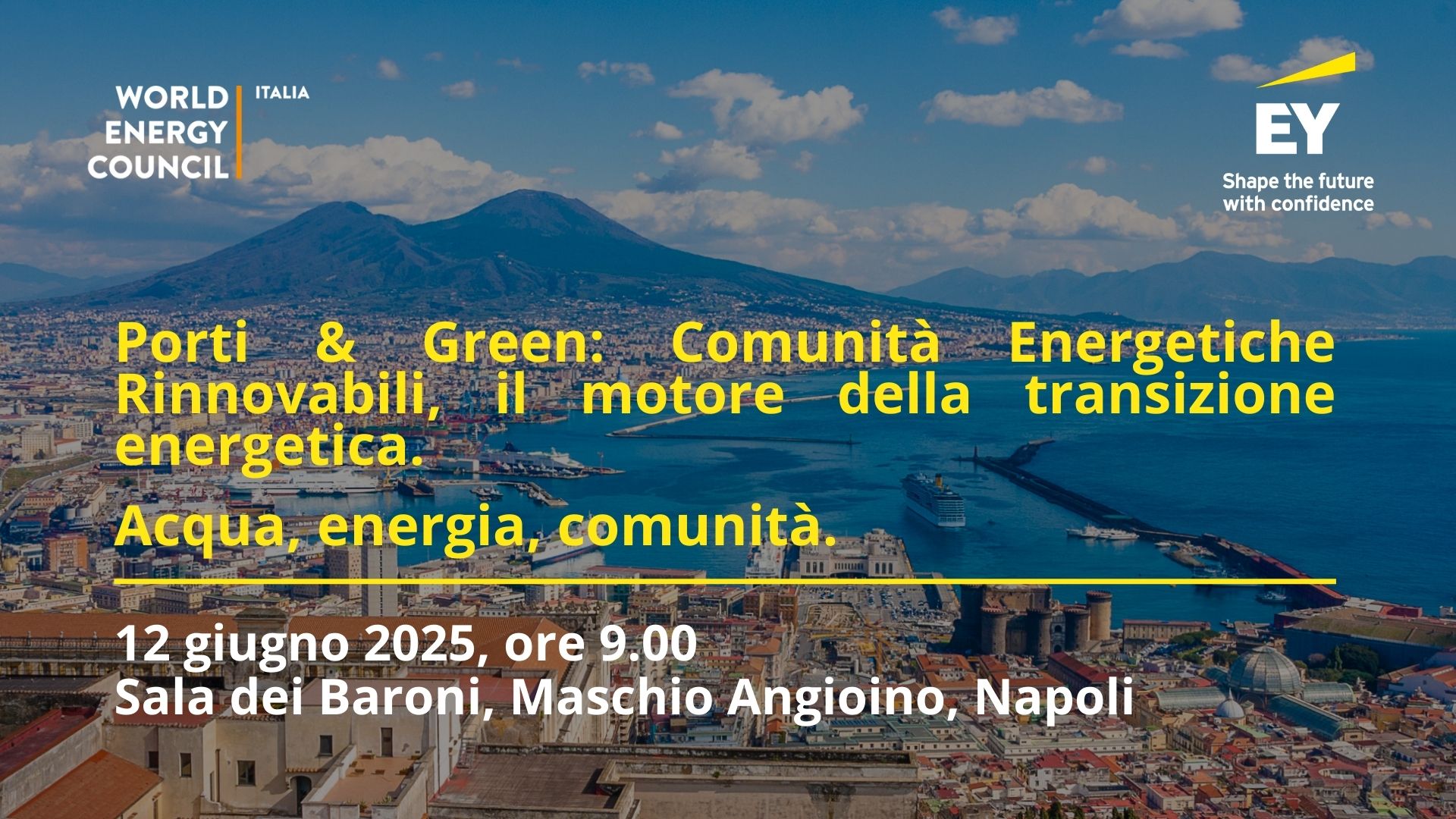 Porti and Green: la sostenibilità per lo sviluppo dei territori. Acqua, energia, comunità