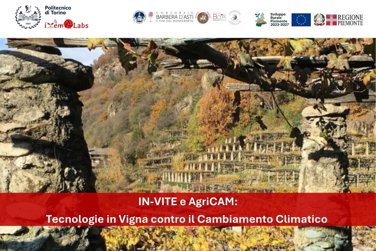 In-vite e agricam: tecnologie in vigna contro il cambiamento climatico
