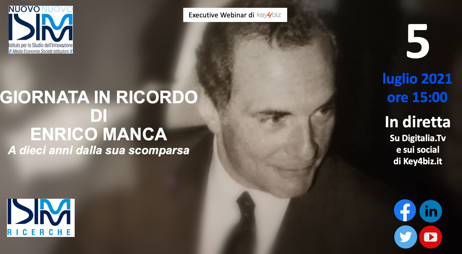 Giornata in ricordo di Enrico Manca