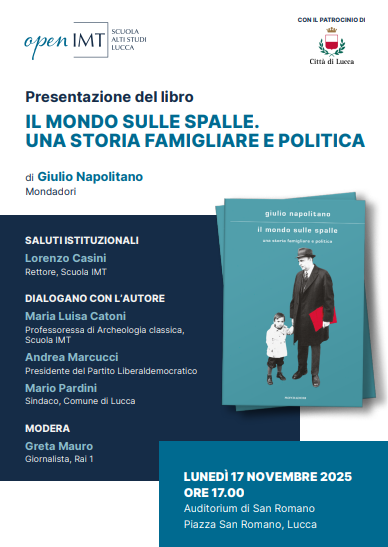 Presentazione del volume: "Il mondo sulle spalle. Una storia famigliare e politica"