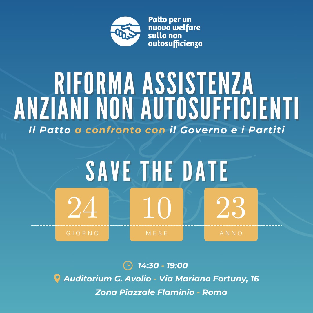 Riforma assistenza anziani non autosufficienti