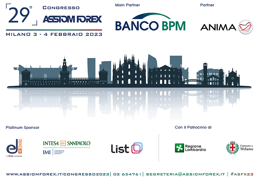 Assiom Forex 2023 -  Congresso annuale degli operatori dei mercati finanziari 