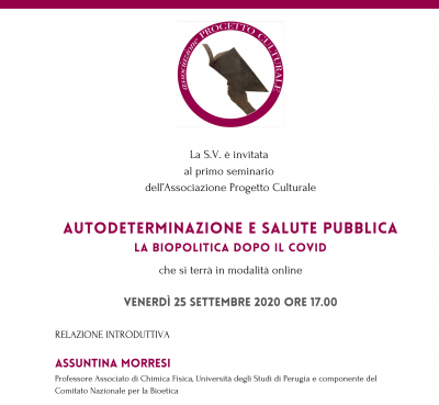 Autodeterminazione e Salute pubblica. La biopolitica dopo il Covid