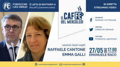 Il Caffè del Mercoledì con Raffaele Cantone e Emma Galli