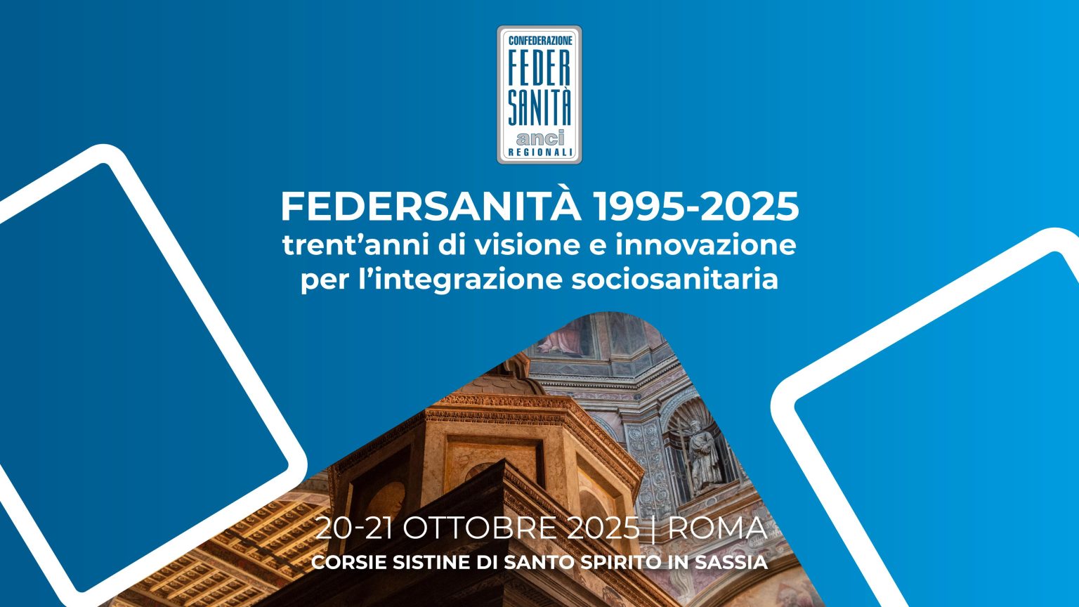 Trentennale di Federsanità, conferenza stampa di presentazione