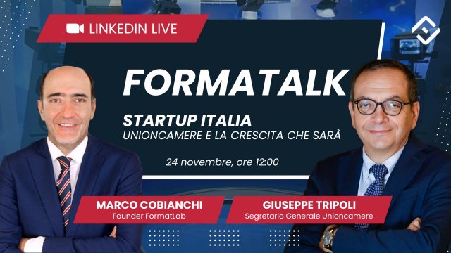 Startup Italia. Unioncamere  e la crescita che sarà