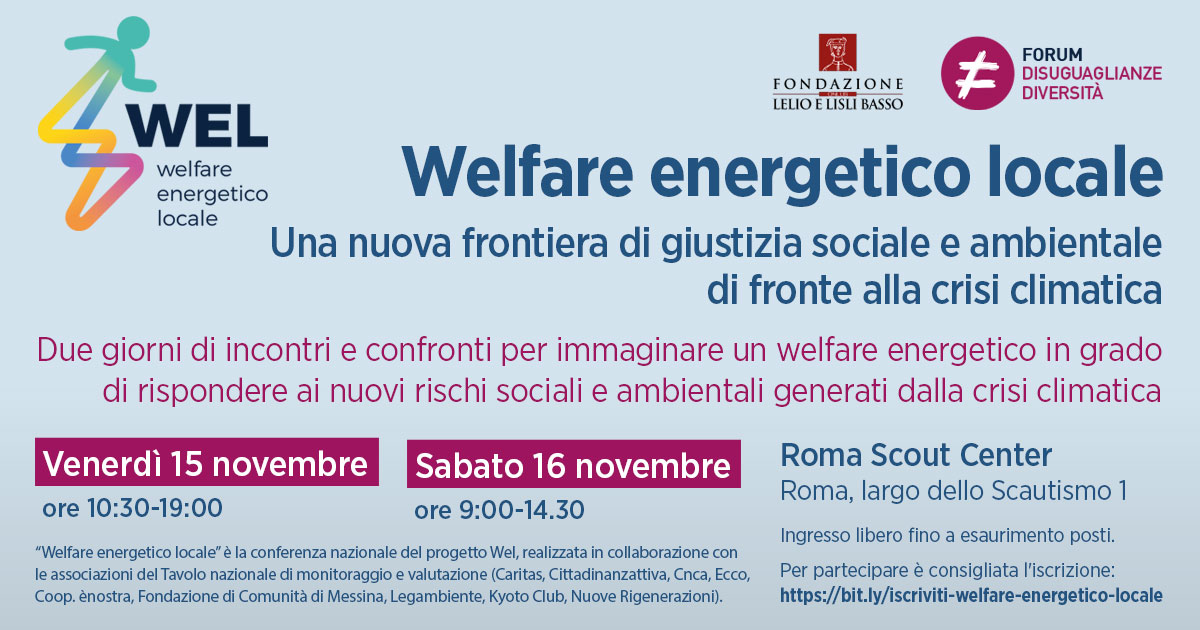 Welfare energetico locale. Una nuova frontiera di giustizia sociale e ambientale di fronte alla crisi climatica